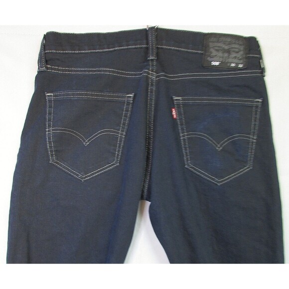 Levi's 508 Jeans Regular Taper Dark Blue Men's 30x32 White Stitching - Picture 7 of 10